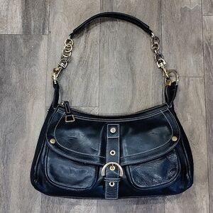 Perlina Handbag Shoulder Bag Leather Vintage